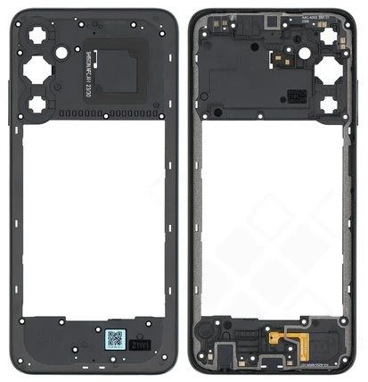 Samsung A057G Galaxy A05s Mittel Gehäuse (Rahmen) schwarz