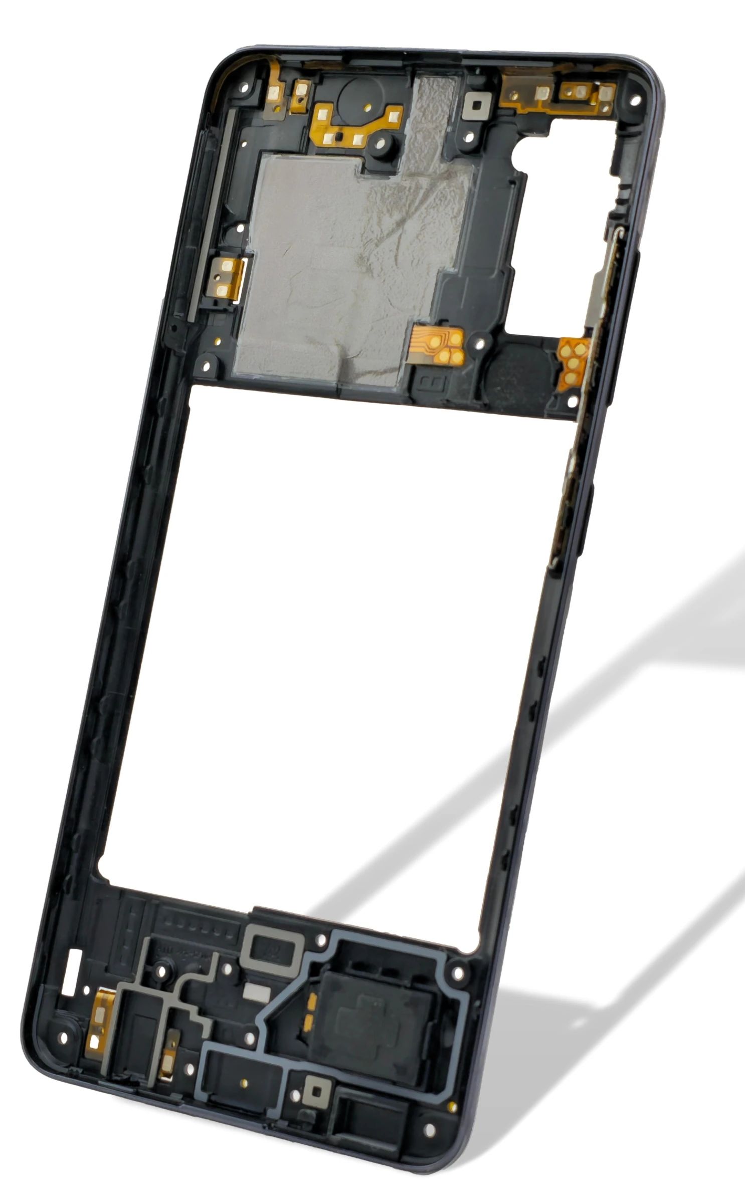 Samsung A415 Galaxy A41 Mittelgehäuse Cover schwarz