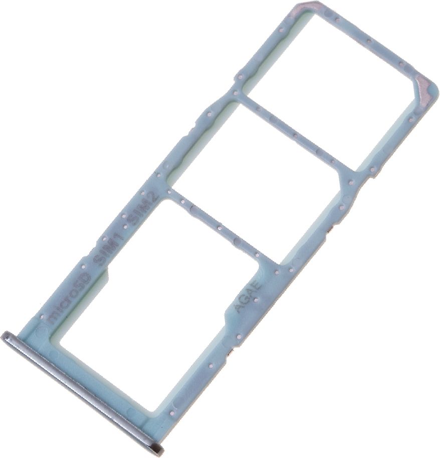 Samsung A715 Galaxy A71 Sim / SD Karten Halter (Halterung) blau