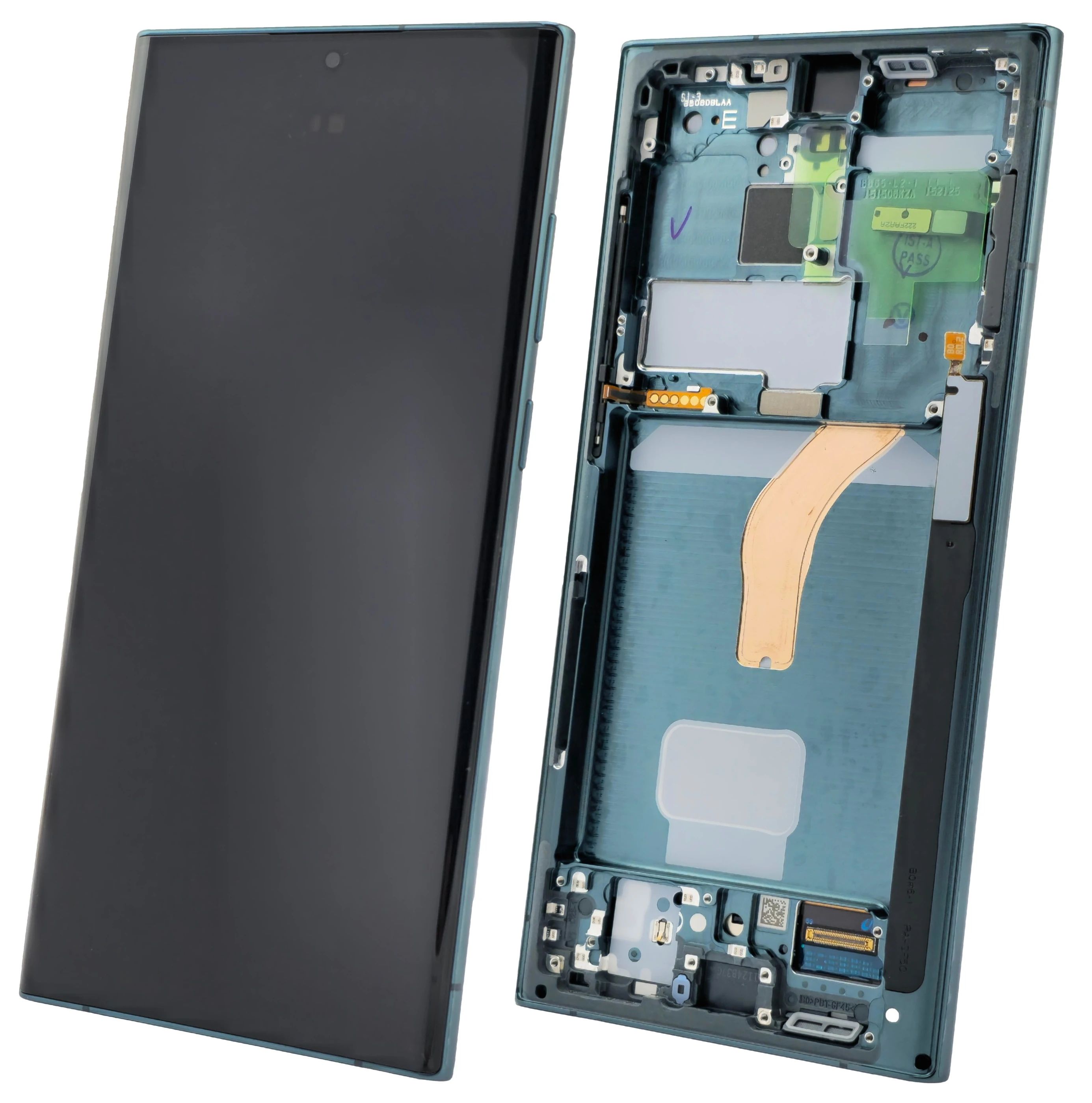 Samsung S908B Galaxy S22 Ultra Display mit Touchscreen green (grün)