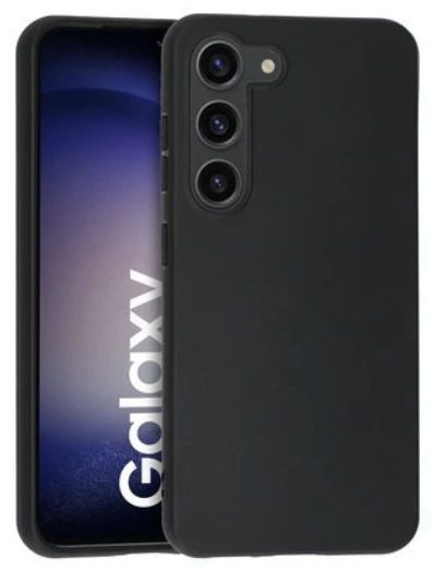 Silikon / TPU Hülle Samsung S911B Galaxy S23 in candy schwarz - Schutzhülle