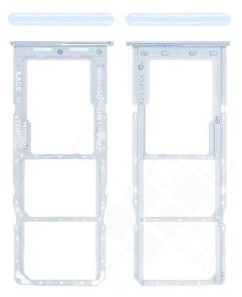 Samsung A135 Galaxy A13 Sim / SD Karten Halter (Halterung) hell blau