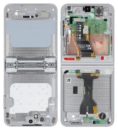 Samsung Galaxy Z Flip6 Display Rahmen (Gehäuse) silber
