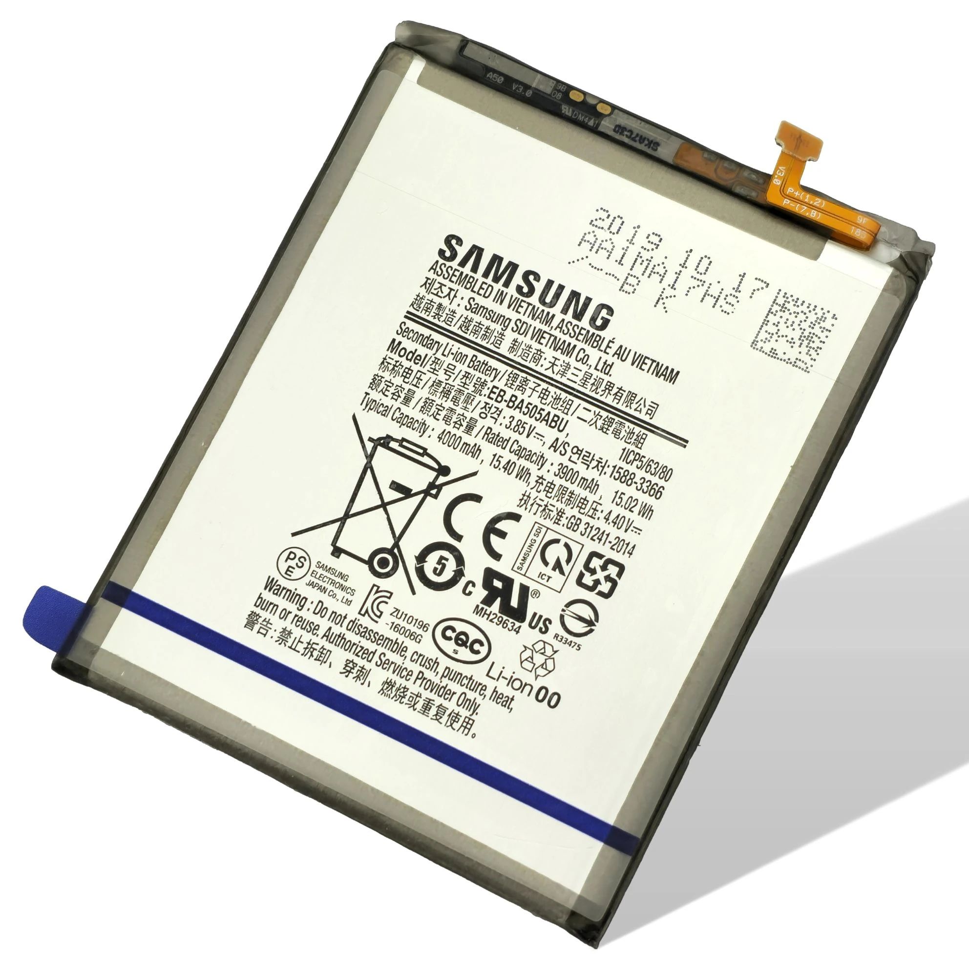 Samsung Akku (Ersatzakku) EB-BA505ABU A205 A305 A307 A505 Galaxy A20 A30 A30S A50