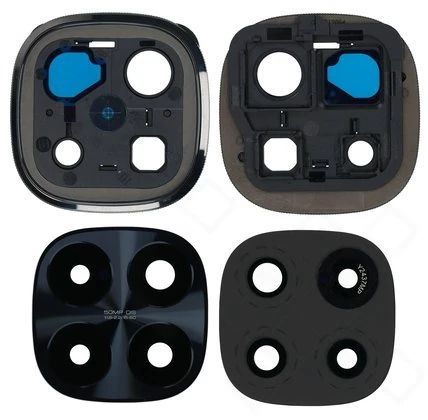 Xiaomi Redmi Note 14 Pro+ 5G Kamera Gehäuse (Blende) + Scheibe schwarz