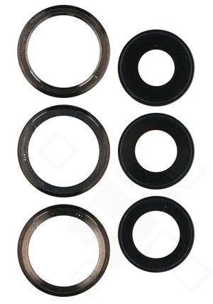 Apple iPhone 12 Pro Max Kamera Gehäuse mit Schreibe blau