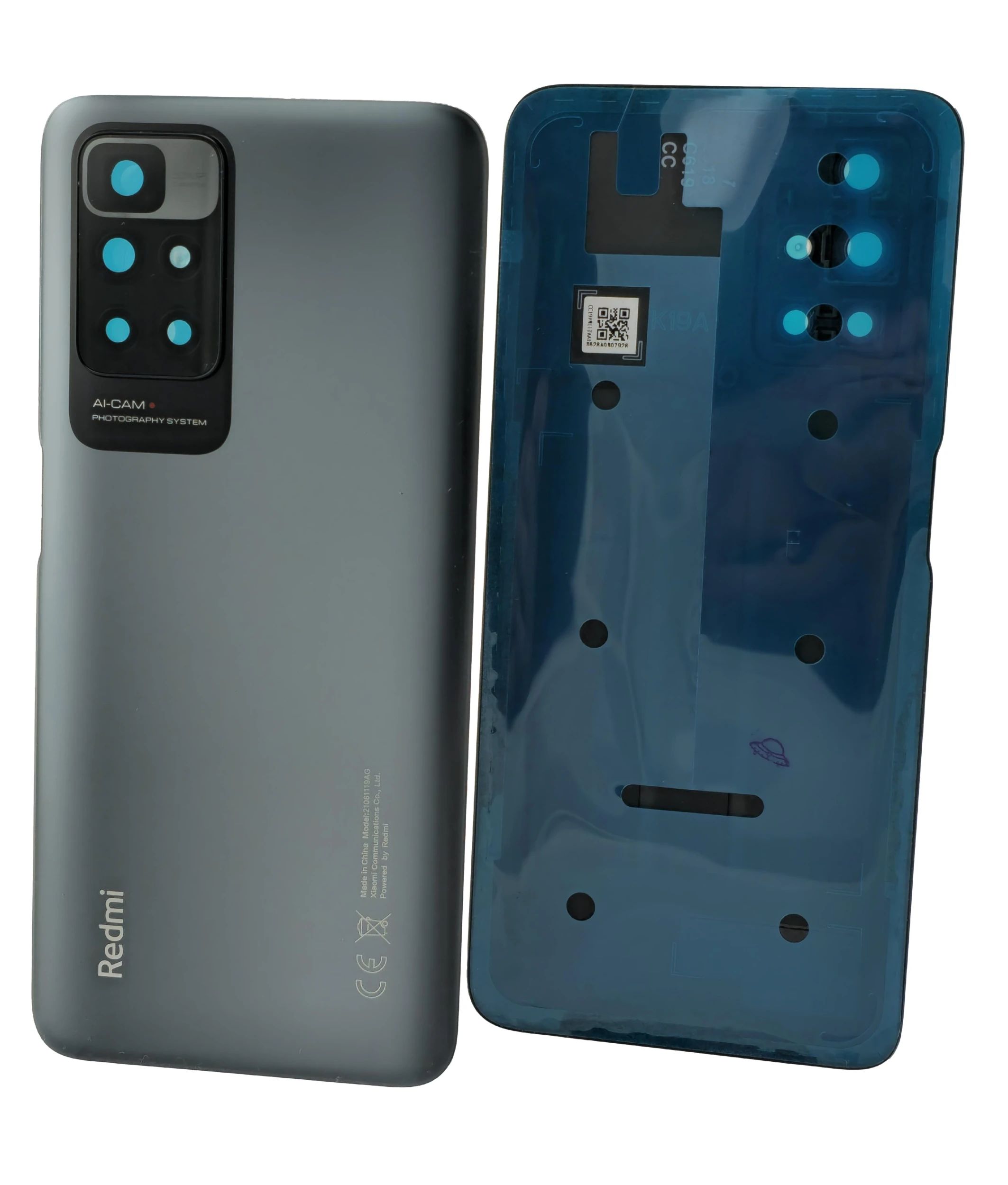 Xiaomi Redmi 10 5G Akkudeckel (Rückseite) grau (graphite) 21121119SG