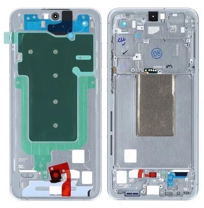 Samsung Galaxy S24 FE Display Rahmen (Gehäuse) silber