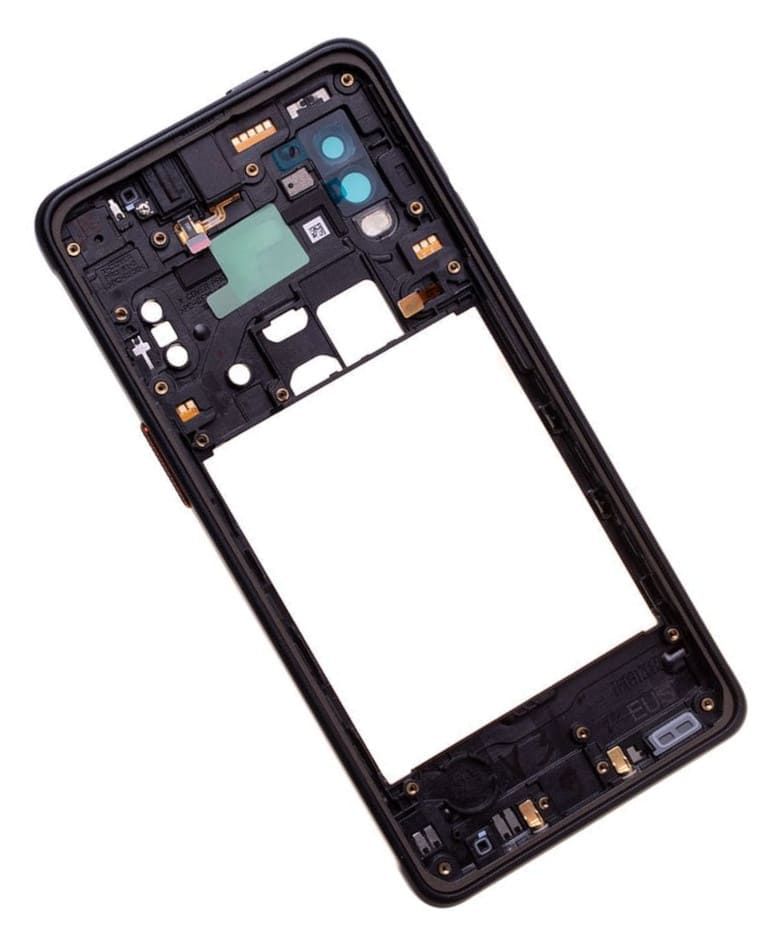 Samsung G715 Galaxy XCover Pro Mittelgehäuse Cover + Kamera Glas (Scheibe)