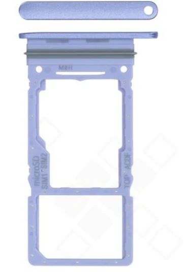 Samsung A346 Galaxy A34 Sim / SD Karten Halter (Halterung) violett