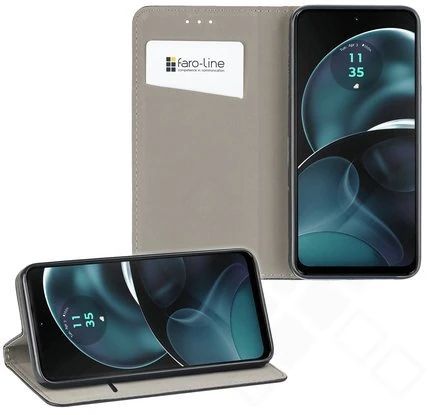 Klapp-Tasche Klassik (Book Style) Motorola Moto G14 schwarz - Schutzhülle