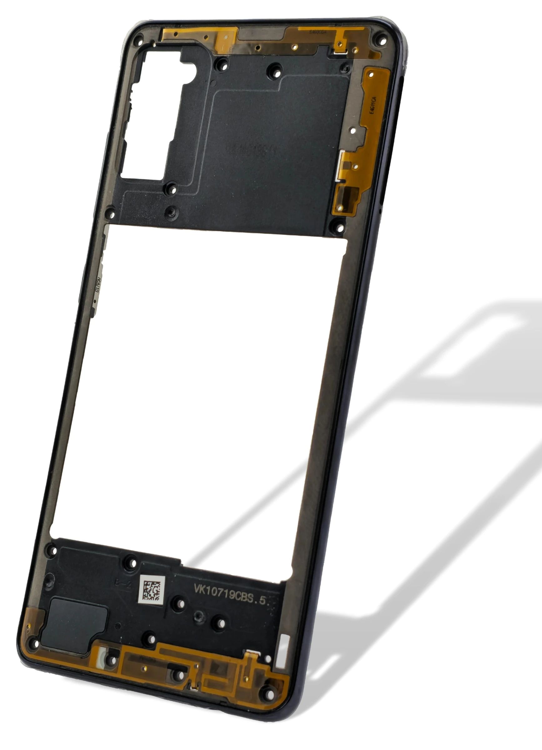 Samsung A415 Galaxy A41 Mittelgehäuse Cover schwarz