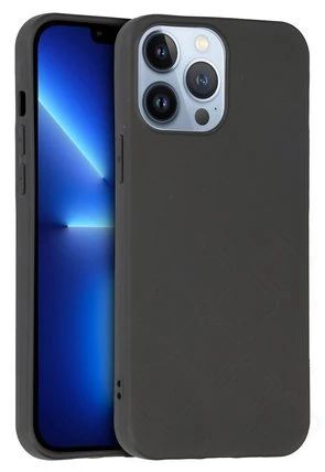 Silikon / TPU Hülle Apple iPhone 13 Pro Max in candy schwarz - Schutzhülle