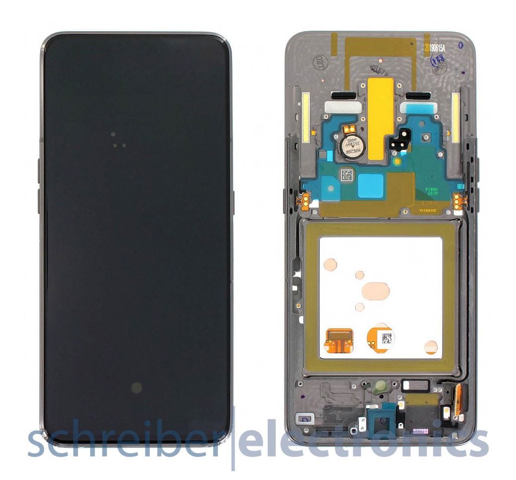 Samsung A805 Galaxy A80 Display mit Touchscreen schwarz