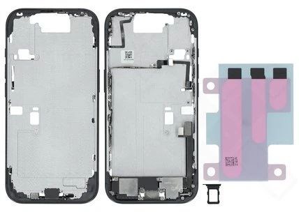 Apple iPhone 16 Pro Display Rahmen (Gehäuse) schwarz