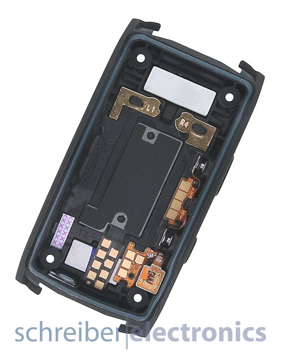 Samsung R365 Gear Fit 2 Pro Rückseite (Backcover Gehäuse) schwarz