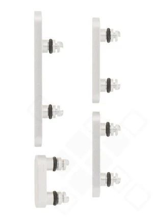 Apple iPhone 17 Pro / Max Seiten Tasten Set silber