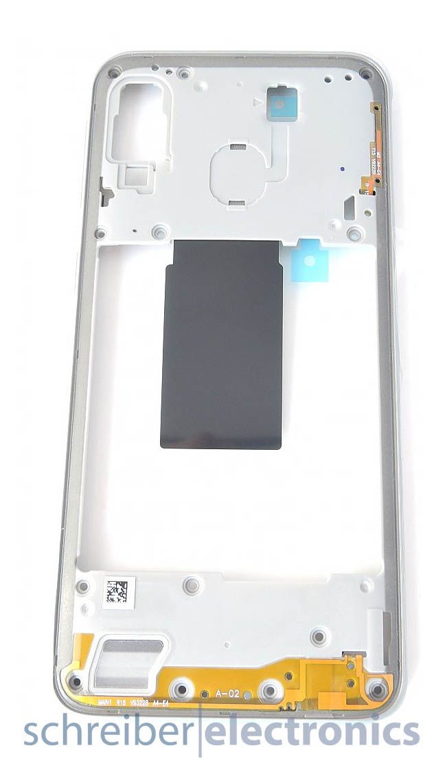 Samsung A405 Galaxy A40 Mittelgehäuse (Rahmen) weiss