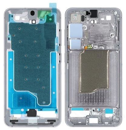 Samsung Galaxy S25 Display Rahmen (Gehäuse) silber