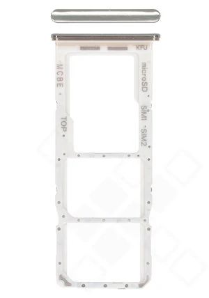 Samsung M325 Galaxy M32 Sim / SD Karten Halter (Halterung) weiß