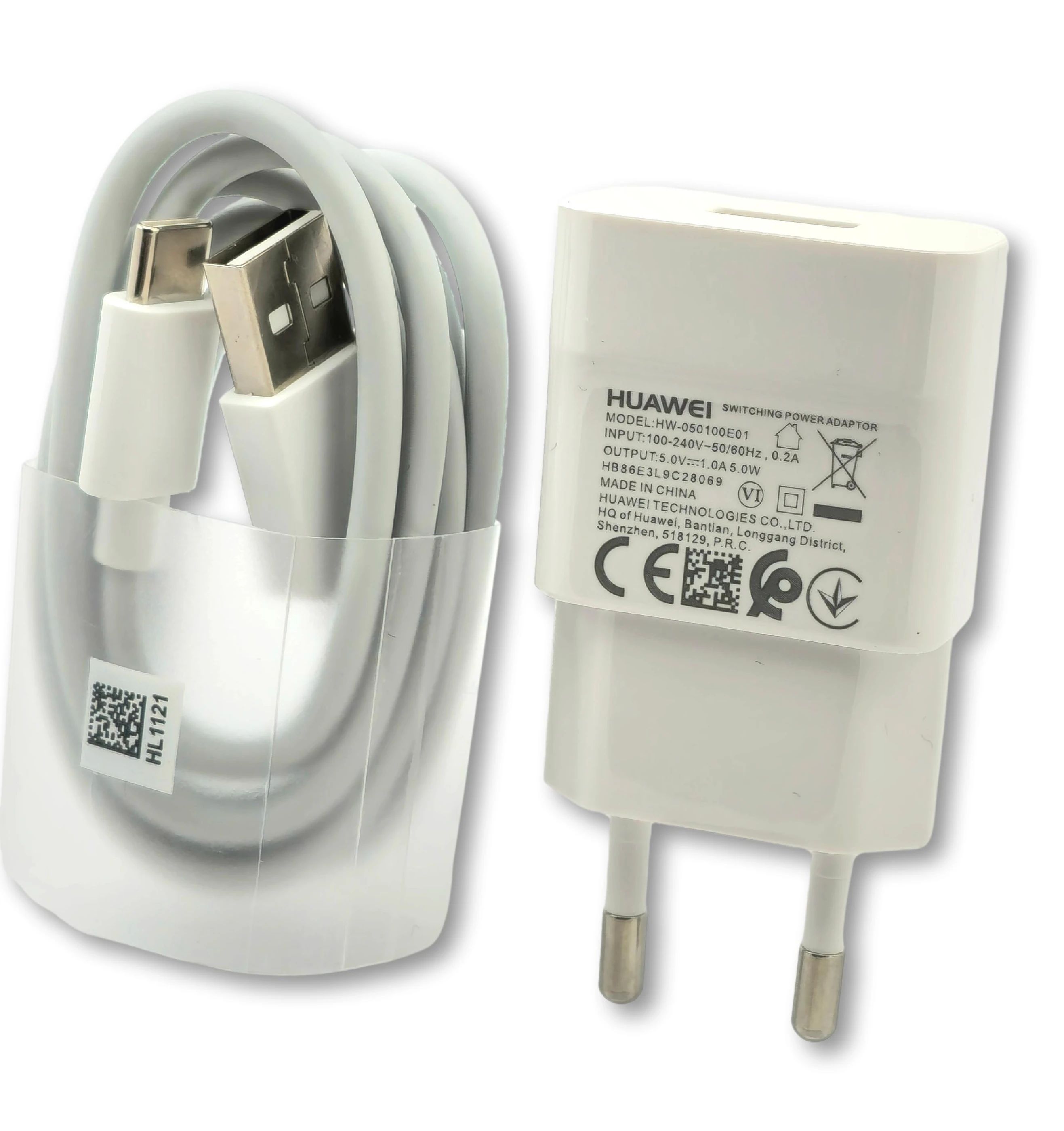 Huawei Netz Ladegerät 230V mit Datenkabel USB Typ-C