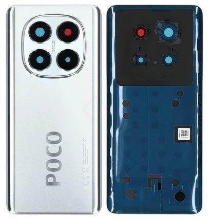Xiaomi Poco X7 Akkudeckel (Rückseite) silber