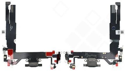 Apple iPhone 17 USB Typ C Anschluss (Ladebuchse) schwarz