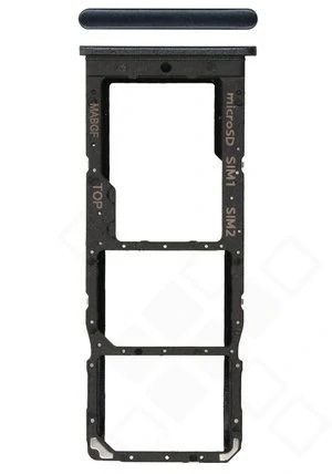 Samsung M127 Galaxy M12 Sim / SD Karten Halter (Halterung) schwarz