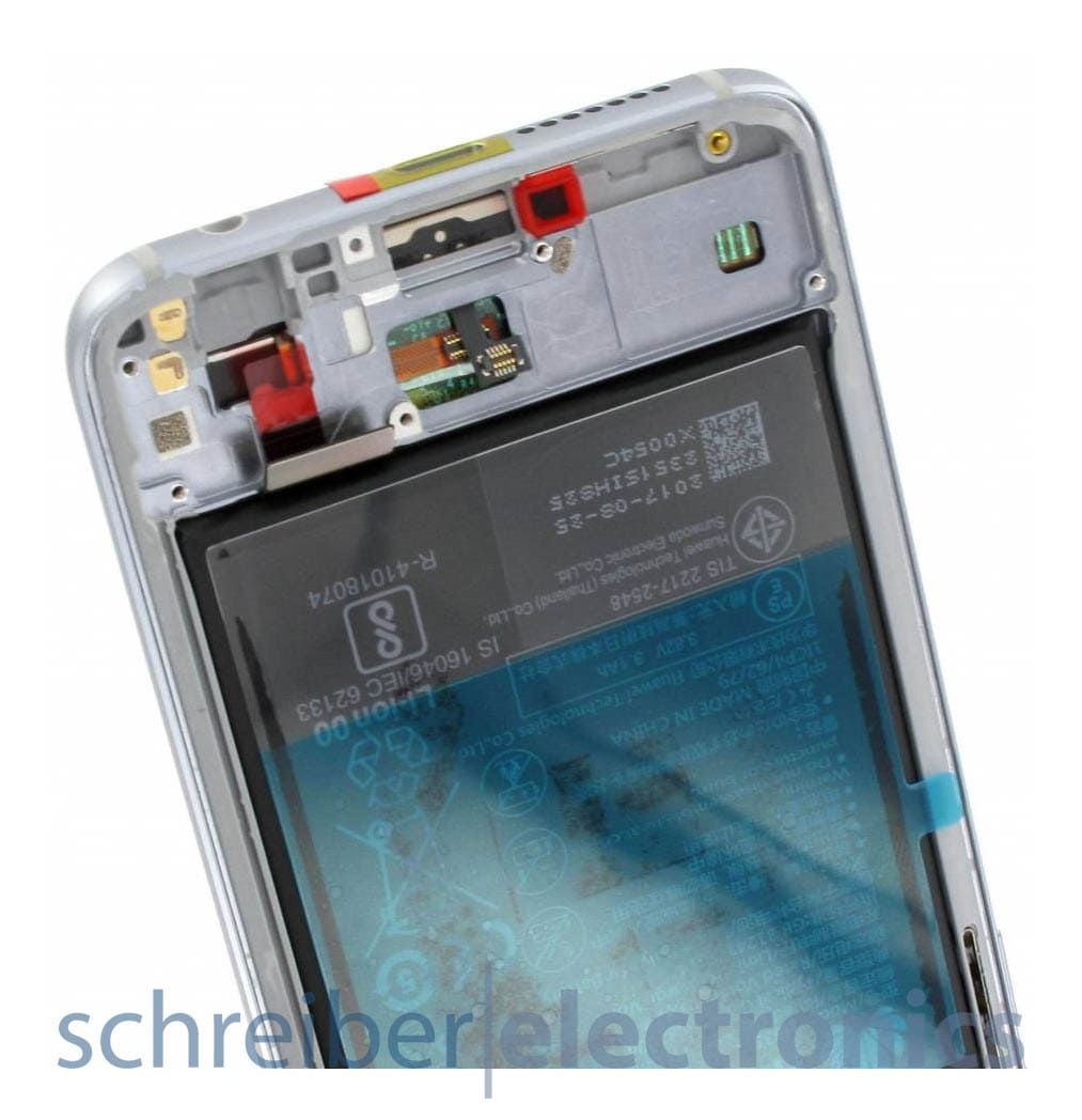 Huawei Honor 9 Display mit Rahmen + Akku grau