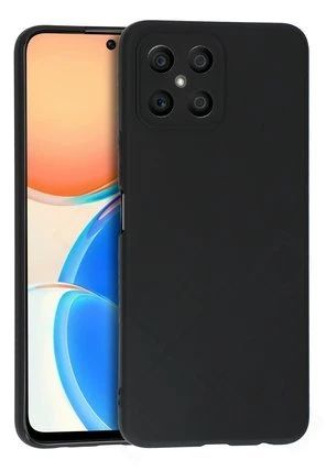 Silikon / TPU Hülle Honor X8 in candy schwarz - Schutzhülle