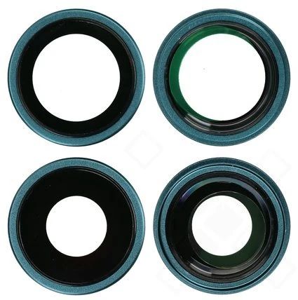 Apple iPhone 16 Kamera Scheibe + Gehäuse (Blende) teal