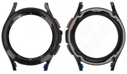 Samsung Watch 4 classic Front Gehäuse mit Seitentasten schwarz R880 R885