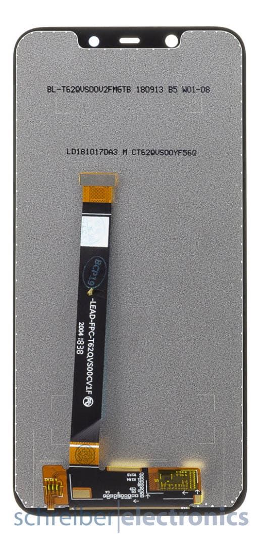 Nokia 8.1 Display mit Touchscreen schwarz