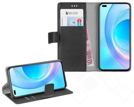 Klapp-Tasche Klassik (Book Style) Honor 50 Lite schwarz - Schutzhülle