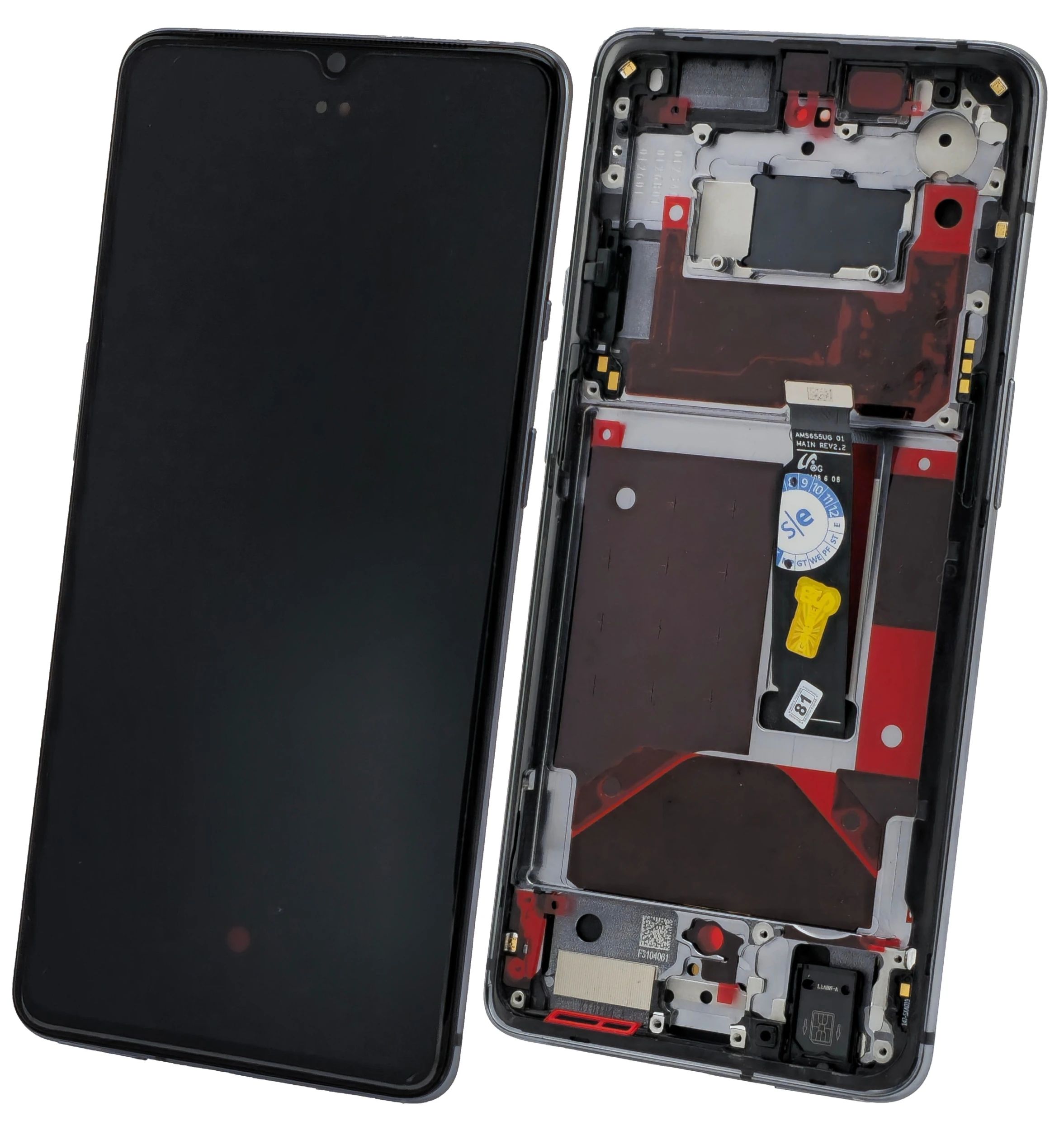 Oneplus 7T Display mit Touchscreen silber