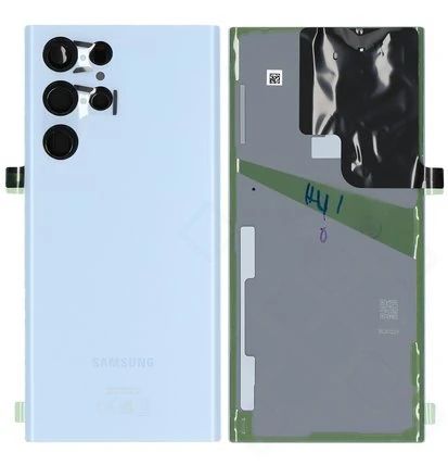 Samsung S908B Galaxy S22 Ultra Akkudeckel (Rückseite) sky blue (blau)