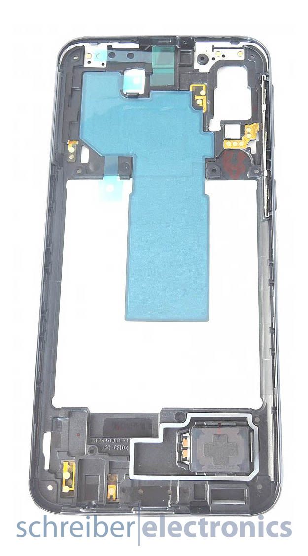 Samsung A405 Galaxy A40 Mittelgehäuse (Rahmen) schwarz