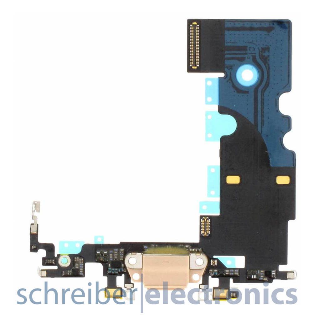 Apple iPhone 8 / SE 2020 Lightning / Audio Connector Anschluss gold