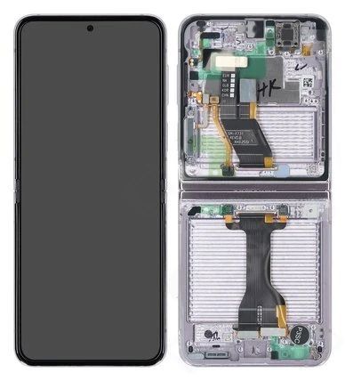 Samsung F731B Galaxy Z Flip5 Display mit Touchscreen lila