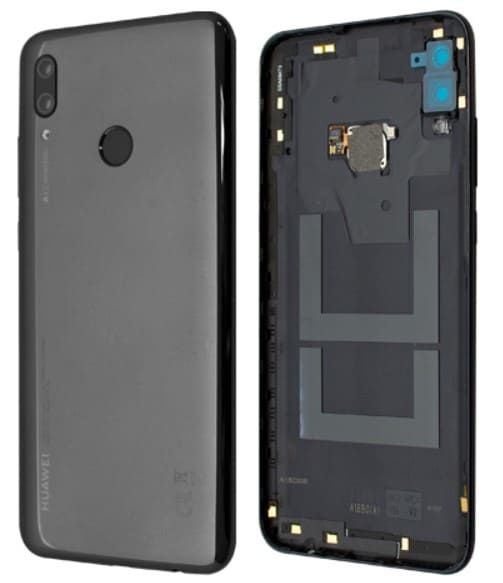 Huawei P Smart 2019 Akkudeckel (Rückseite) + Fingerprint Sensor schwarz