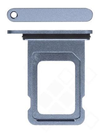 Apple iPhone 14 Sim / SD Karten Halter (Halterung) blau