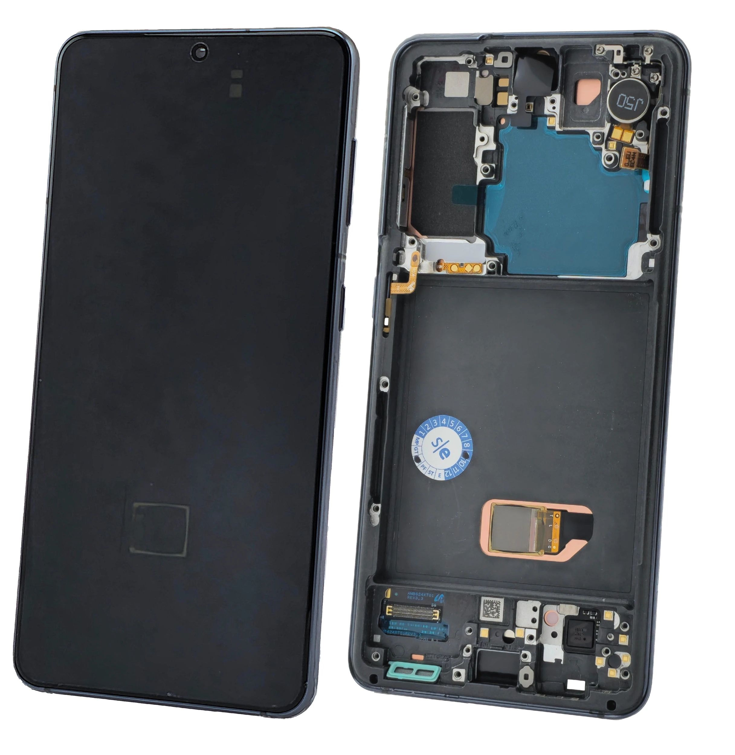 Samsung G991 Galaxy S21 Display mit Touchscreen grey grau