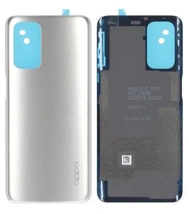 Oppo A54 5G / A74 5G Akkudeckel (Rückseite) silber (High Config)