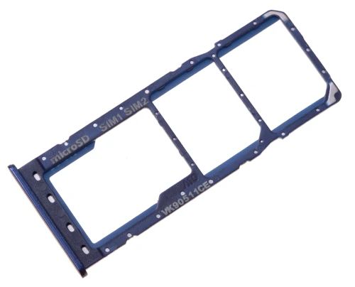 Samsung A217 Galaxy A21s Sim / SD Karten Halter (Halterung) blau