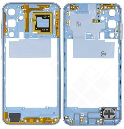 Samsung A156 Galaxy A15 Mittel Gehäuse (Rahmen) blau
