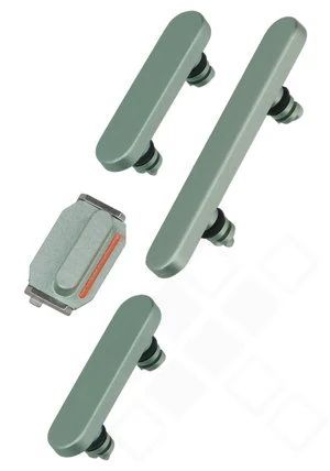 Apple iPhone 15 / 15 Plus Seiten Tasten Set schwarz