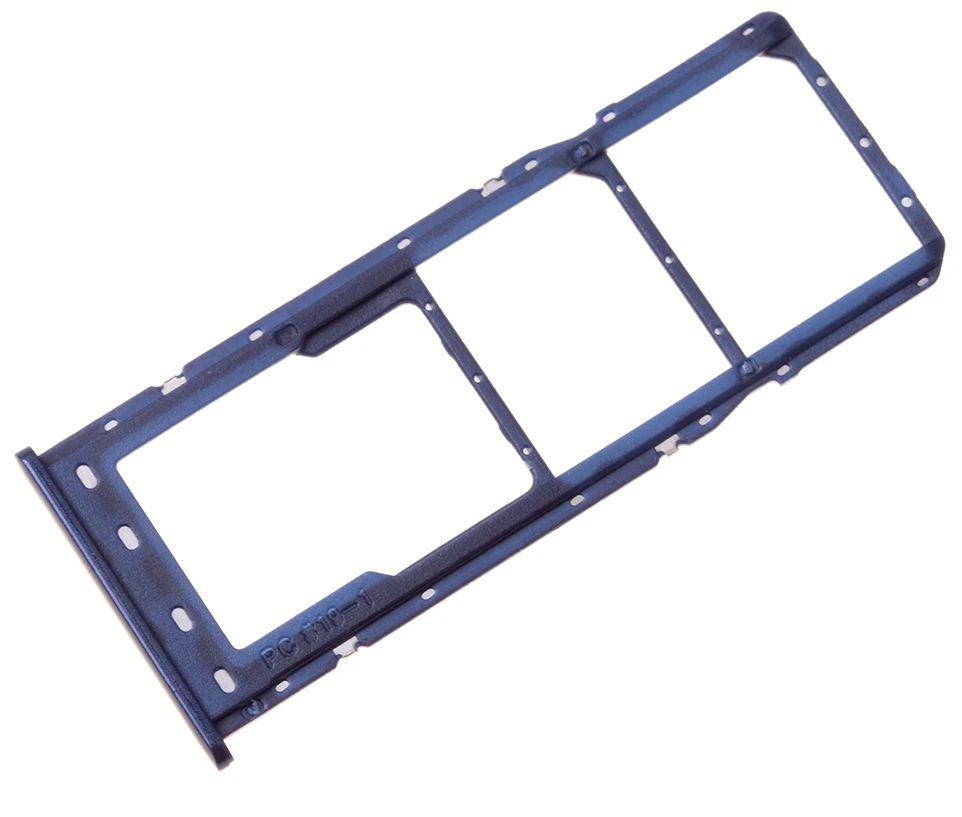 Samsung A125 Galaxy A12 Sim / SD Karten Halter (Halterung) blau