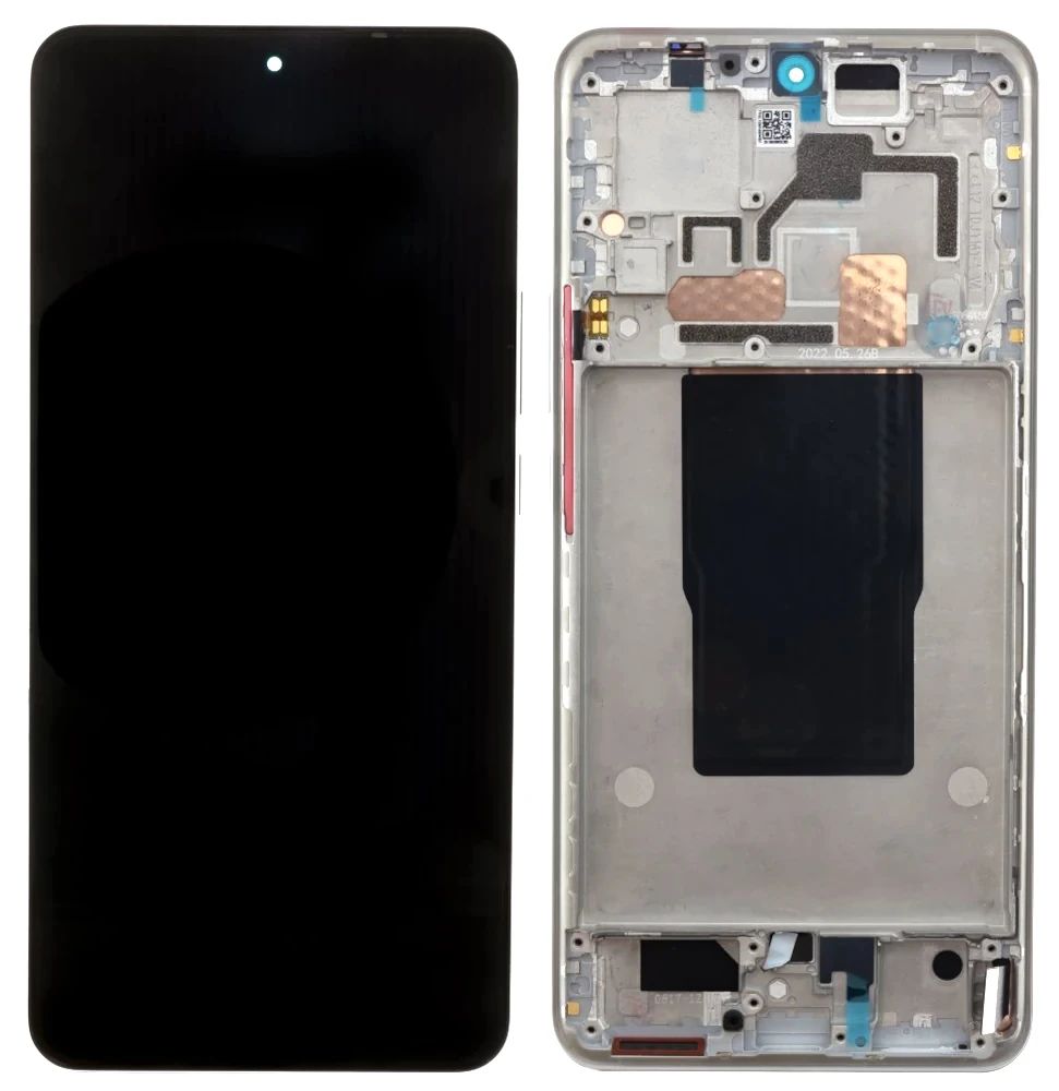 Xiaomi 12T Display mit Touchscreen silber