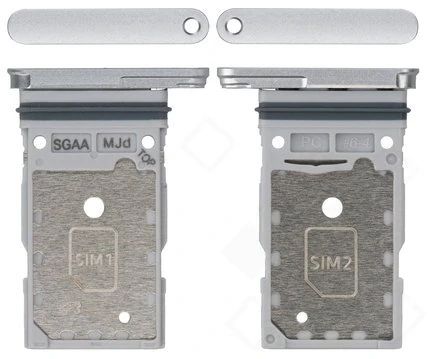 Samsung S711 Galaxy S23 FE Sim Karten Halter (Halterung) silber