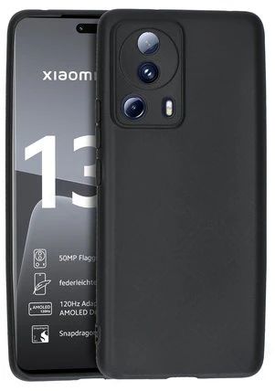 Silikon / TPU Hülle Xiaomi 13 Lite in candy schwarz - Schutzhülle
